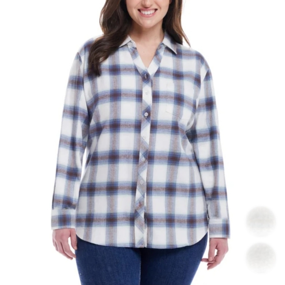NWT Weatherproof Vintage Ladies' Flannel Shirt